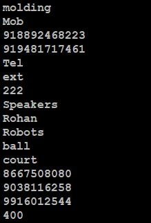 Cewl Alpha Numeric