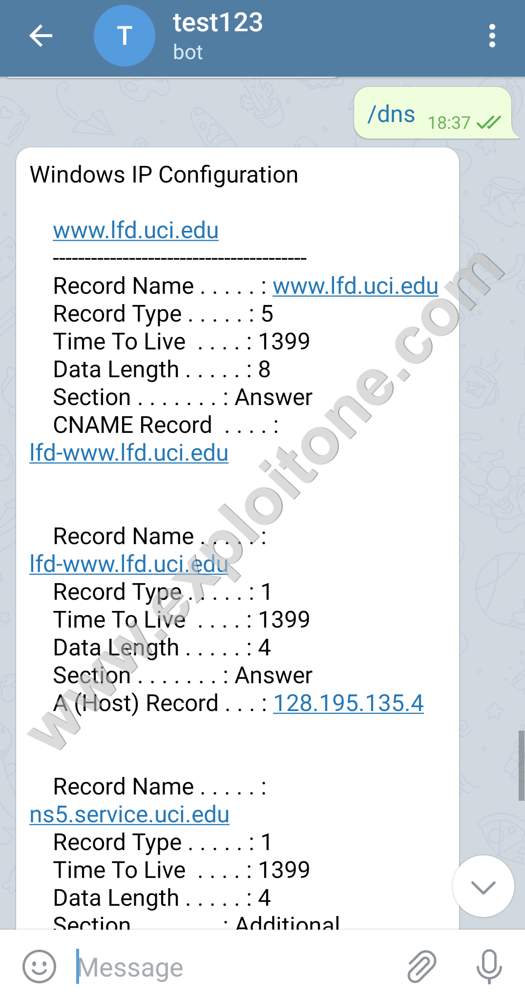  see the DNS records of the victim’s machine