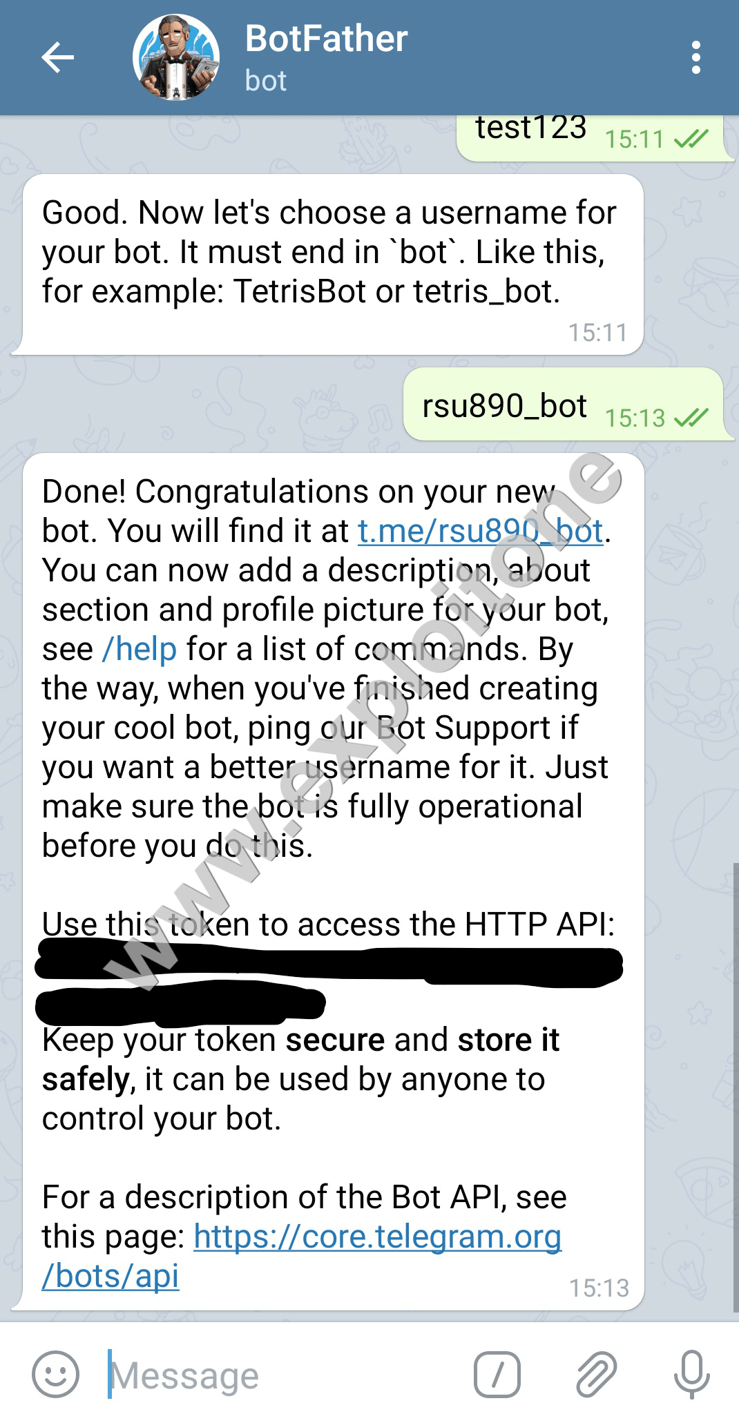 Copy this token ID