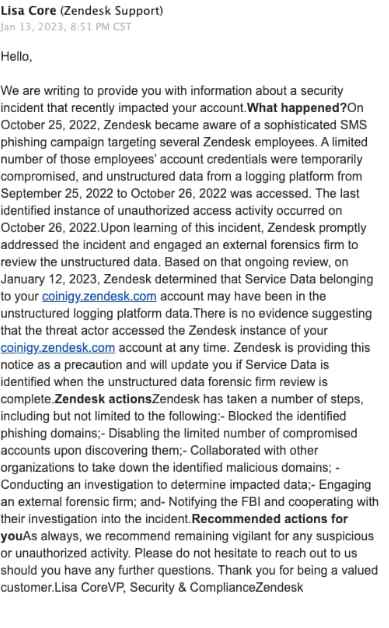 How a SMS message allowed taking control of Zendesk company’s network